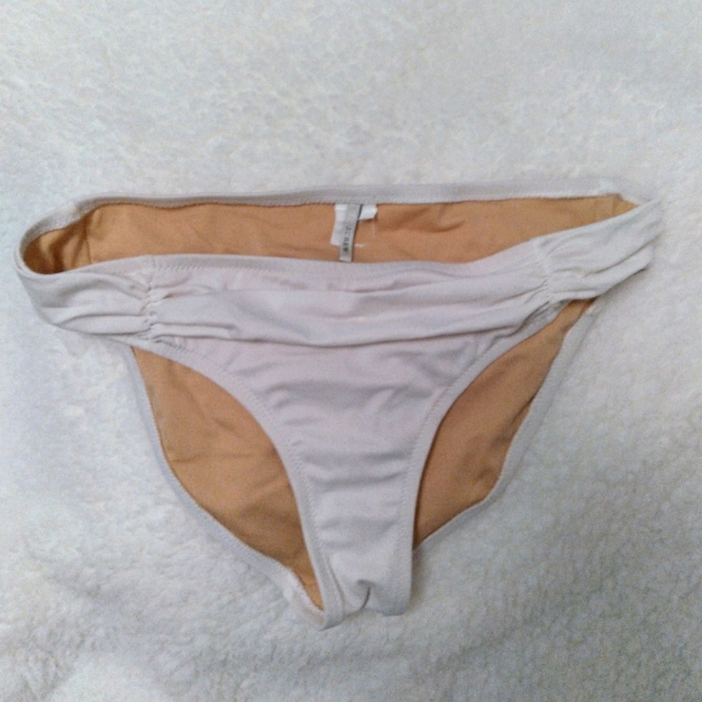 J. CREW White Biniki Bottom!!
